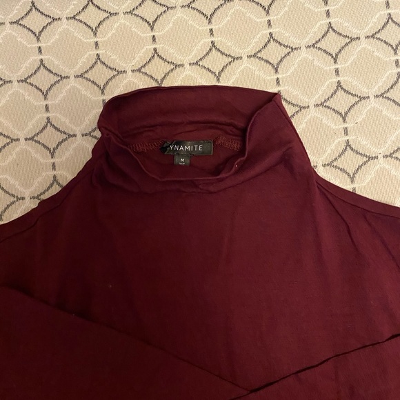 Burgundy long sleeve top - Picture 4 of 6
